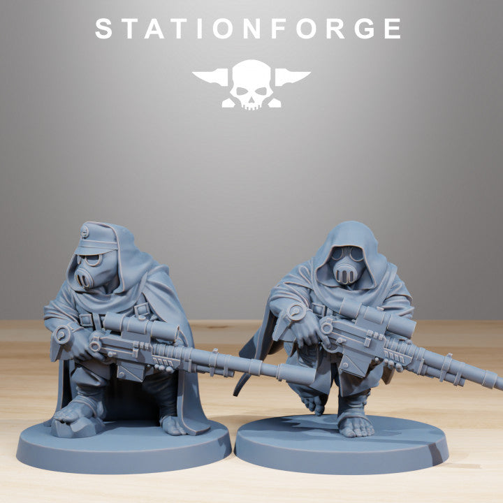 Wargames - Stationforge - GrimGuard - Skulldarts Squad (10 Figurer)