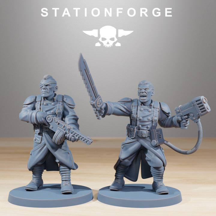 Wargames - Stationforge - GrimGuard - Combatants Squad (10 Figurer)