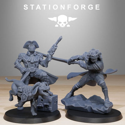 Wargames - Stationforge - GrimGuard - Jesters Squad (10 Figurer)