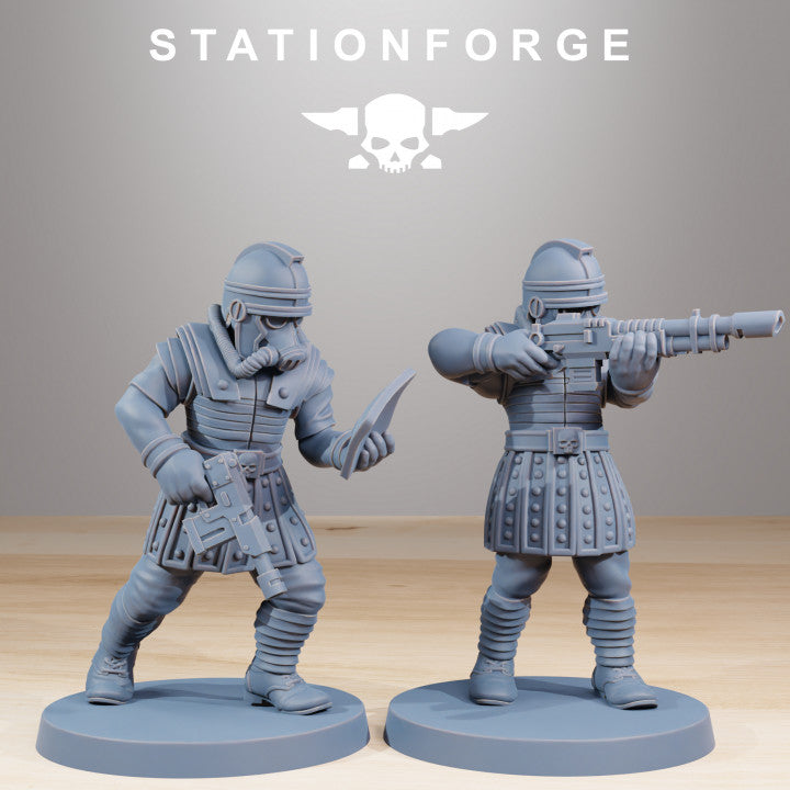 Wargames - Stationforge - GrimGuard - Vexillatio Squad (12 Figurer)