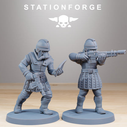 Wargames - Stationforge - GrimGuard - Vexillatio Squad (12 Figurer)