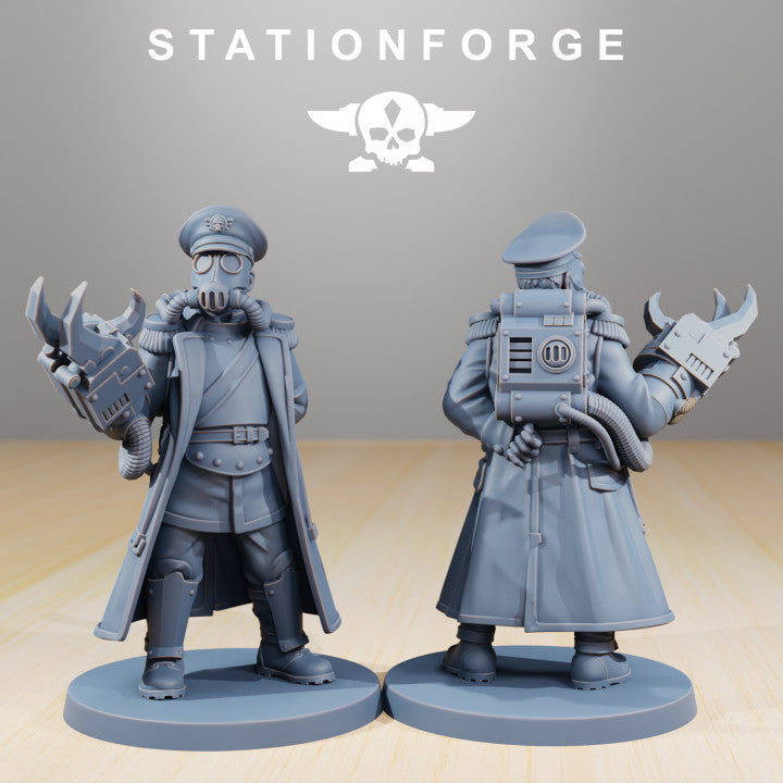 Wargames - Stationforge - GrimGuard - Officers 2.0 (2 Figurer)