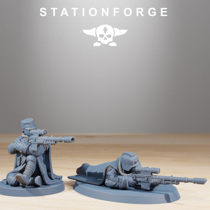 Wargames - Stationforge - GrimGuard - Marksmen Squad (10 Figurer)