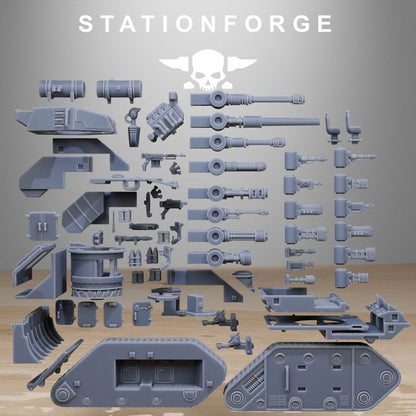 Wargames - Stationforge - GrimGuard - Battle Tank 2.0 (with interior)