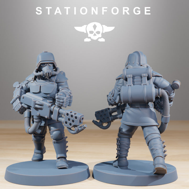 Wargames - Stationforge - GrimGuard - Commandos Squad (10 Figurer)