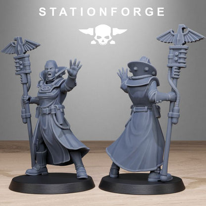 Wargames - Stationforge - GrimGuard - Seers Squad (10 Figurer)