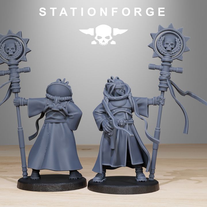 Wargames - Stationforge - GrimGuard - Mercenaries Squad (10 Figurer)