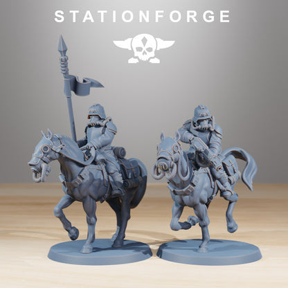 Wargames - Stationforge - GrimGuard - Cavalry Squad (10 Figurer)