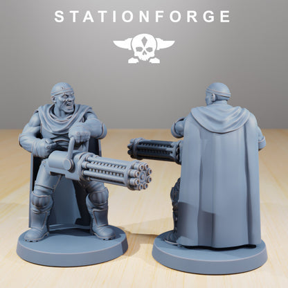 Wargames - Stationforge - GrimGuard - Vaskar Orkaz Hunters Squad (6 Figurer)