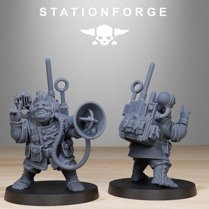 Wargames - Stationforge - GrimGuard - Skulldart Trappers Squad (12 Figurer)