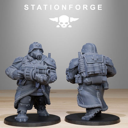 Wargames - Stationforge - GrimGuard - Frostwatch Mutants Squad (10 Figurer)