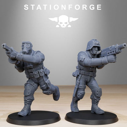 Wargames - Stationforge - GrimGuard - Counter Terrorists Squad (10 Figurer)