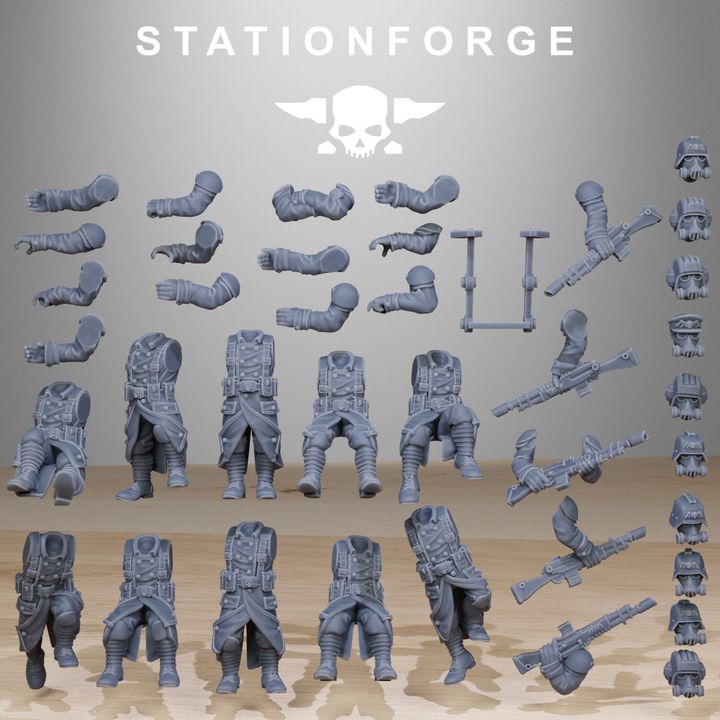 Wargames - Stationforge - GrimGuard - Battle Tank 2.0 (with interior)