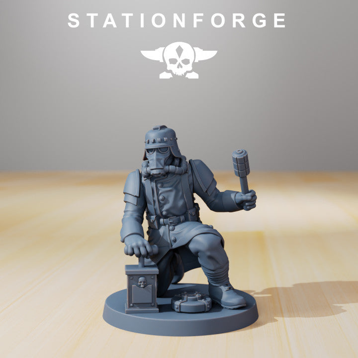 Wargames - Stationforge - GrimGuard - Supporters Squad (6 Figurer)