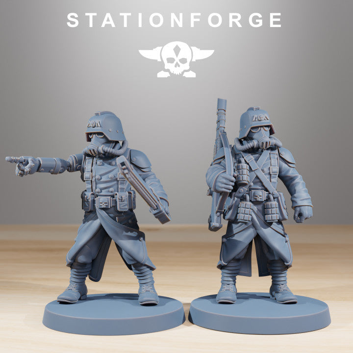 Wargames - Stationforge - GrimGuard - Acolytes Squad (10 Figurer)