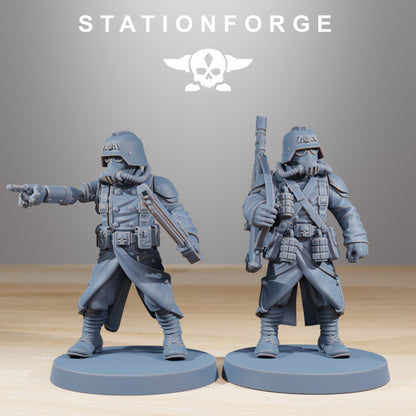 Wargames - Stationforge - GrimGuard - Acolytes Squad (10 Figurer)