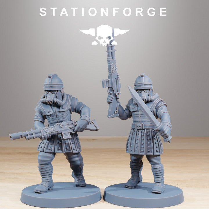 Wargames - Stationforge - GrimGuard - Vexillatio Squad (12 Figurer)
