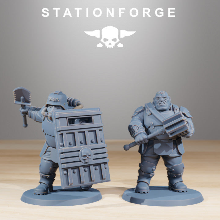 Wargames - Stationforge - GrimGuard - Mutants (10 Figurer)