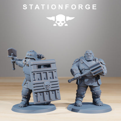Wargames - Stationforge - GrimGuard - Mutants (10 Figurer)