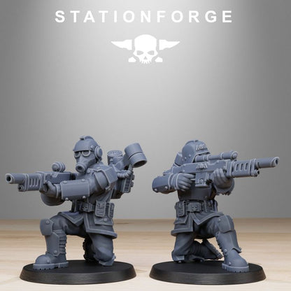 Wargames - Stationforge - GrimGuard - Aero Troops Squad (10 Figurer)