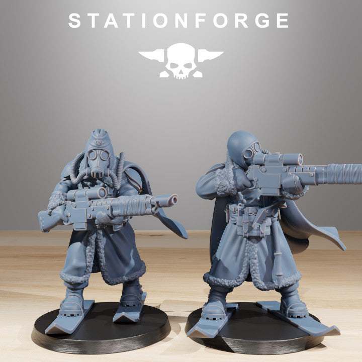 Wargames - Stationforge - GrimGuard - Frostwatch Marksmen Squad (10 Figurer)