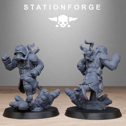 Wargames - Stationforge - GrimGuard - Objective Markers (10 Figurer)