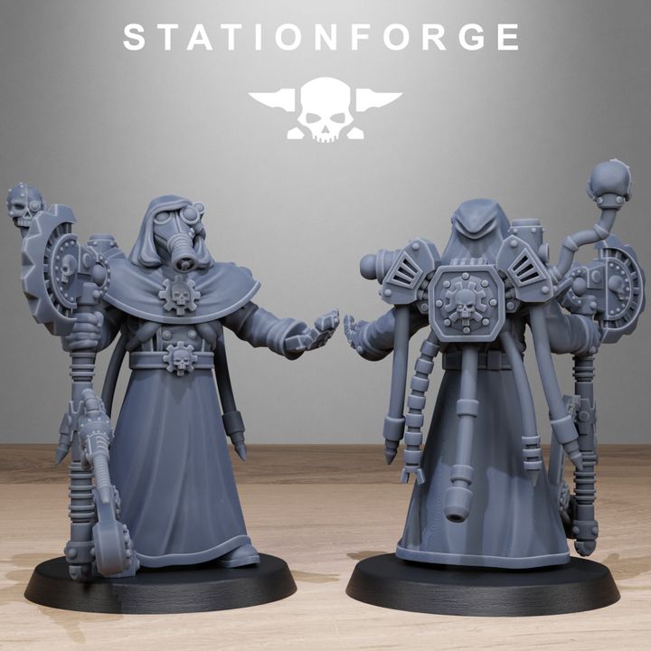 Wargames - Stationforge - GrimGuard - Tech Engineer Squad (10 Figurer)