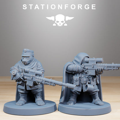 Wargames - Stationforge - GrimGuard - Skulldarts Squad (10 Figurer)