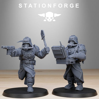 Wargames - Stationforge - GrimGuard - Bombardiers Squad (11 Figurer)