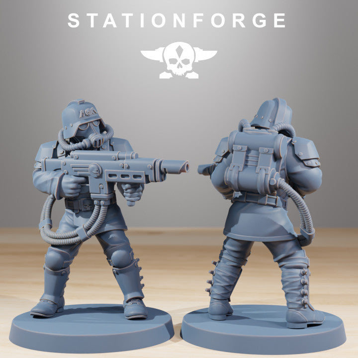 Wargames - Stationforge - GrimGuard - Commandos Squad (10 Figurer)