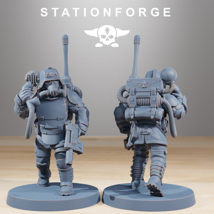Wargames - Stationforge - GrimGuard - Ironclads Squad (10 Figurer)