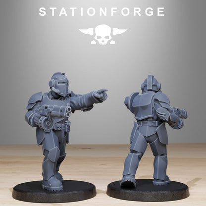 Wargames - Stationforge - GrimGuard - Enforcers Squad (10 Figurer)
