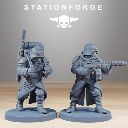 Wargames - Stationforge - GrimGuard - Combatants Squad (10 Figurer)