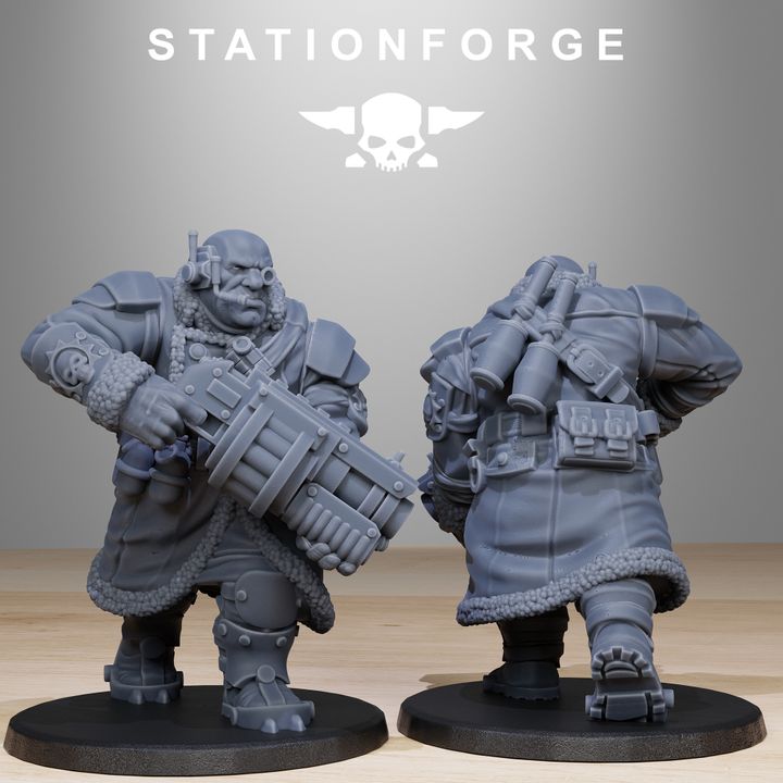 Wargames - Stationforge - GrimGuard - Frostwatch Mutants Squad (10 Figurer)