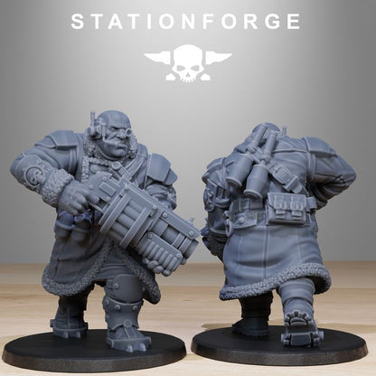 Wargames - Stationforge - GrimGuard - Frostwatch Mutants Squad (10 Figurer)