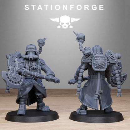Wargames - Stationforge - GrimGuard - Tech Engineer Squad (10 Figurer)