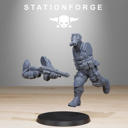 Wargames - Stationforge - GrimGuard - Counter Terrorists Squad (10 Figurer)