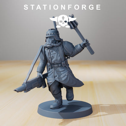 Wargames - Stationforge - GrimGuard - Supporters Squad (6 Figurer)