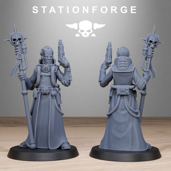 Wargames - Stationforge - GrimGuard - Seers Squad (10 Figurer)