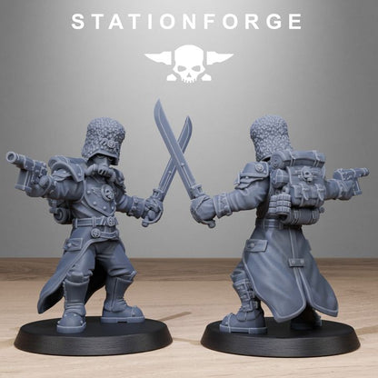Wargames - Stationforge - GrimGuard - Royals Squad (10 Figurer)