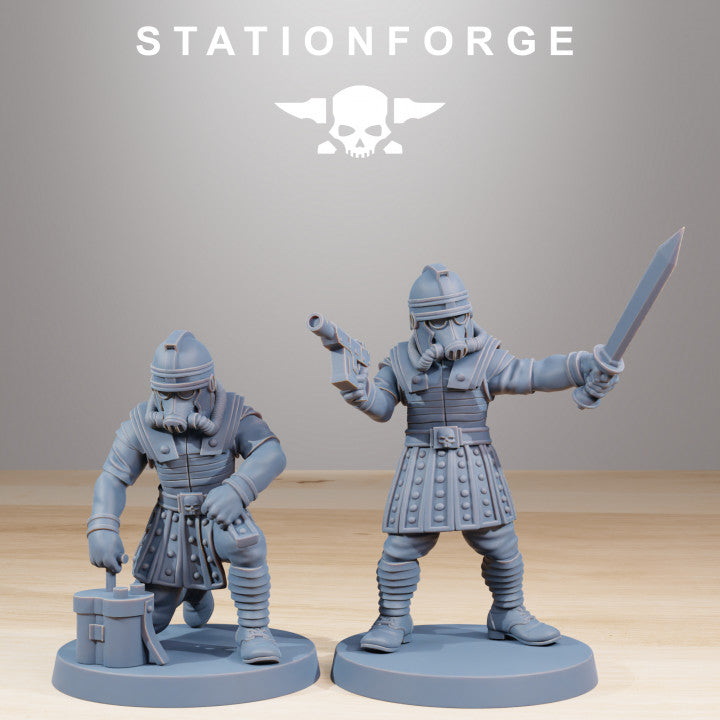 Wargames - Stationforge - GrimGuard - Vexillatio Squad (12 Figurer)