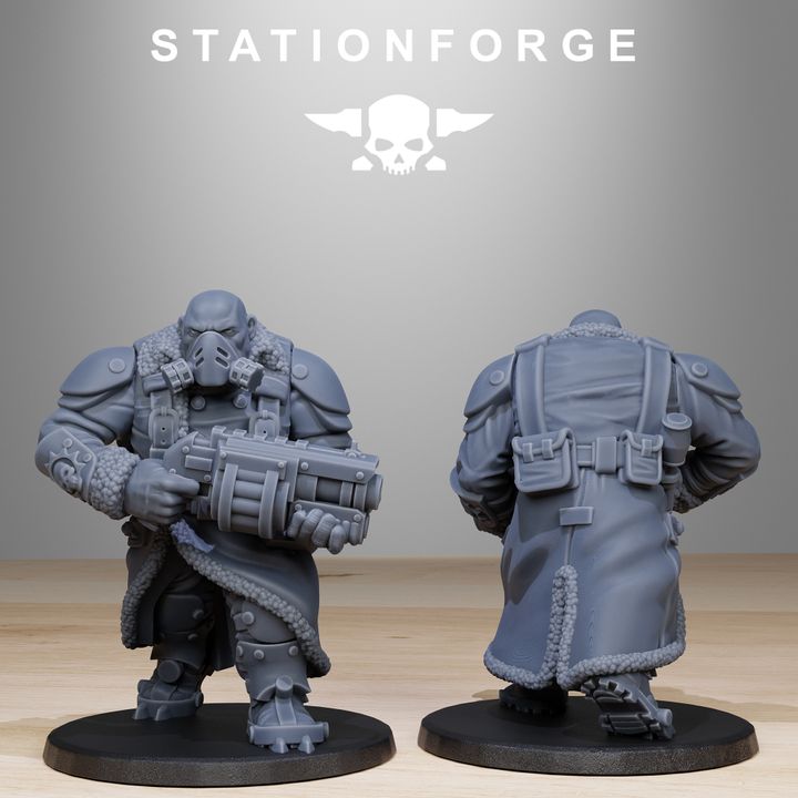 Wargames - Stationforge - GrimGuard - Frostwatch Mutants Squad (10 Figurer)