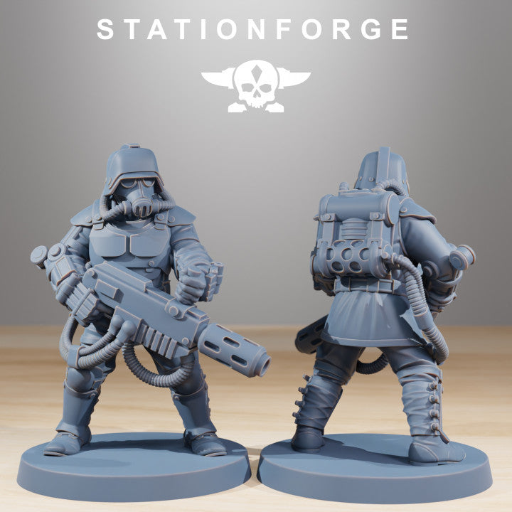 Wargames - Stationforge - GrimGuard - Commandos Squad (10 Figurer)