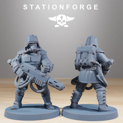 Wargames - Stationforge - GrimGuard - Commandos Squad (10 Figurer)