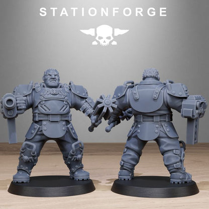 Wargames - Stationforge - GrimGuard - Armored Mutants Squad (10 Figurer)