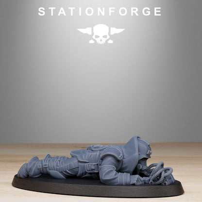 Wargames - Stationforge - GrimGuard - Bomb Squad (10 Figurer)
