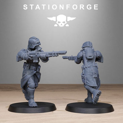 Wargames - Stationforge - GrimGuard - Sisters Squad (10 Figurer)