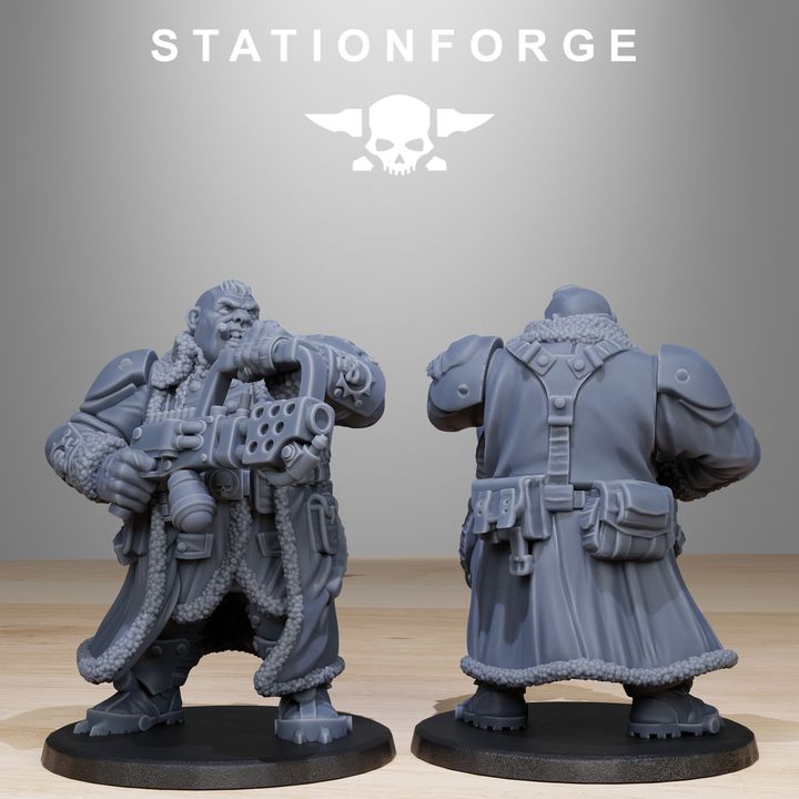 Wargames - Stationforge - GrimGuard - Frostwatch Mutants Squad (10 Figurer)