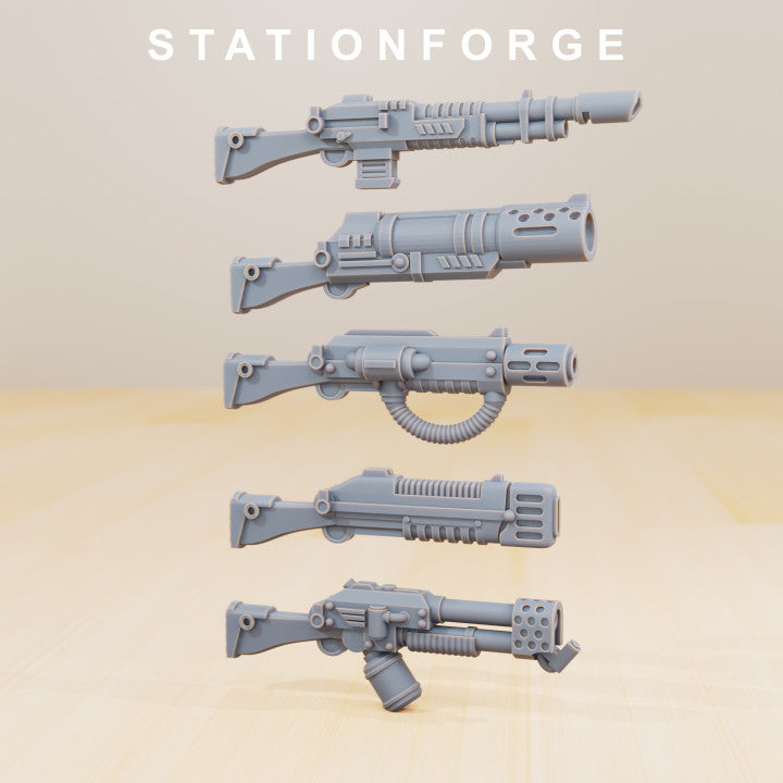 Wargames - Stationforge - GrimGuard - Infantry Squad (Builder - nok til 10 Figurer)