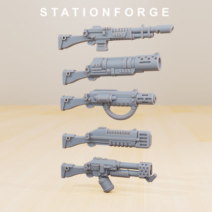 Wargames - Stationforge - GrimGuard - Infantry Squad (Builder - nok til 10 Figurer)